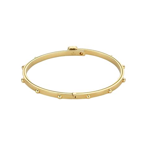 Gucci Running G Yellow Gold Bangle YBA554577001017 